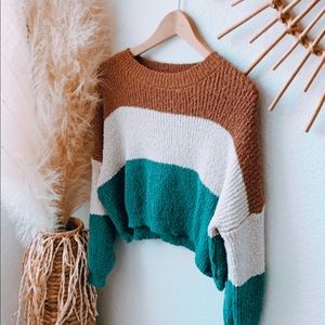 DEBUT cropped sweater